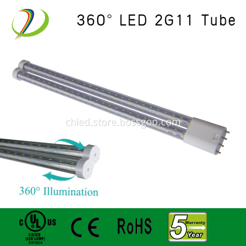 360 Degree Baam Angle 2G11 LED Tube